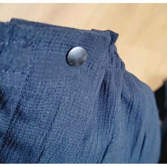 Babette Crop City Pleated Urban Pants Size P Black High-Rise Small - Picture 4 of 9